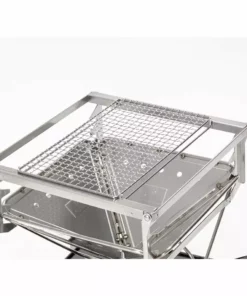 Snow Peak Grill Stainless Half Pro Camping Kit