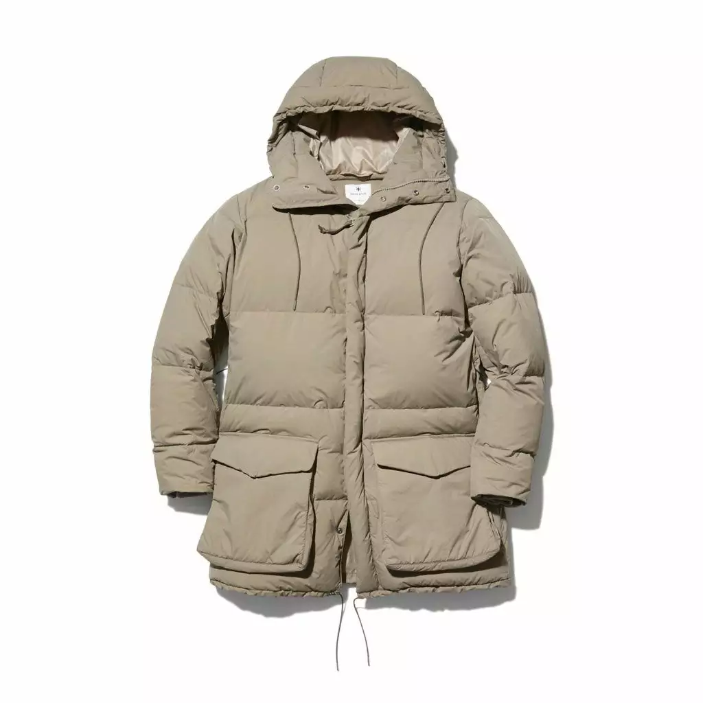 Snow Peak Recycled Nylon Ripstop Down Coat Camping Kit 3 Snow Peak Recycled Nylon Ripstop Down Coat Camping Kit