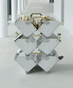 Snow Peak Stacking Shelf Container 25 Camping Kit