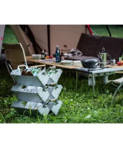 Snow Peak Stacking Shelf Container 25 Camping Kit