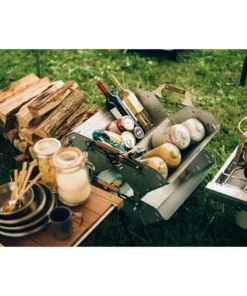 Snow Peak Stacking Shelf Container 25 Camping Kit