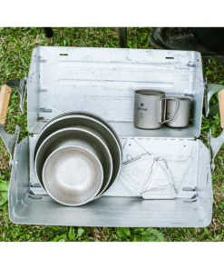 Snow Peak Stacking Shelf Container 50 Camping Kit