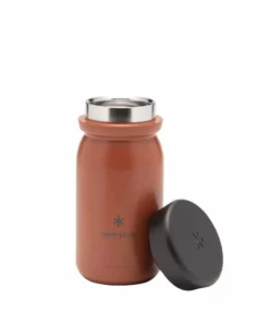 Snow Peak Camping Kit Stainless Vacuum Bottle Milk 350