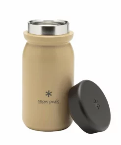 Snow Peak Stainless Vacuum Bottle Milk 350 Camping Kit