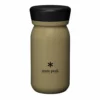 Snow Peak Stainless Vacuum Bottle Milk 350 Camping Kit