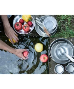 Snow Peak Camping Kit Tableware Set