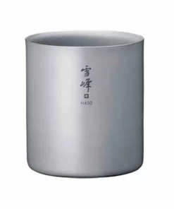Snow Peak Camping Kit Titanium Double Wall H450 Stacking Mug