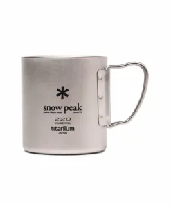 Snow Peak Camping Kit Titanium Double Wall Mug 220 Ml