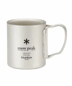 Snow Peak Titanium Double Wall Mug 300 Ml Camping Kit