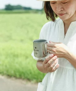 Snow Peak Titanium Double Wall Mug 300 Ml Camping Kit