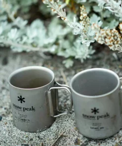 Snow Peak Camping Kit Titanium Double Wall Mug 450 Ml