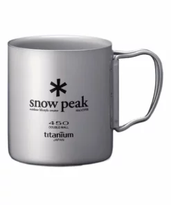 Snow Peak Camping Kit Titanium Double Wall Mug 450 Ml