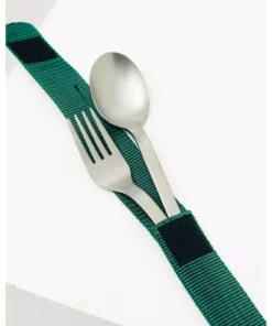 Snow Peak Camping Kit Titanium Fork & Spoon Set 12 Snow Peak Camping Kit Titanium Fork & Spoon Set