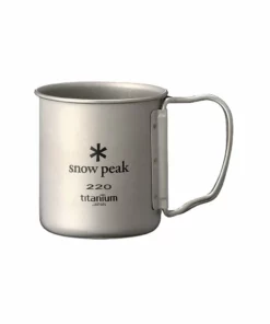 Snow Peak Titanium Single Mug 220 Ml Camping Kit