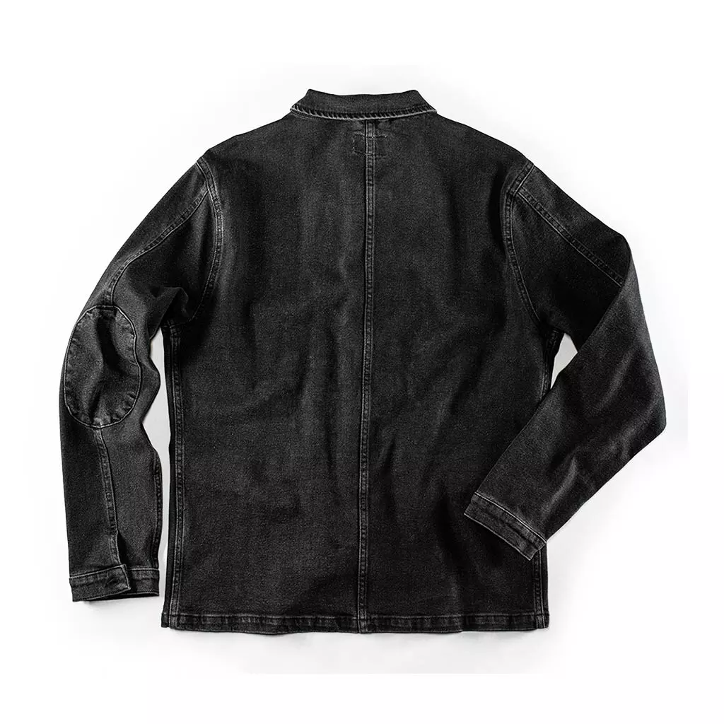 &SONS Black Denim Carver Jacket Clothing 4 &SONS Black Denim Carver Jacket Clothing