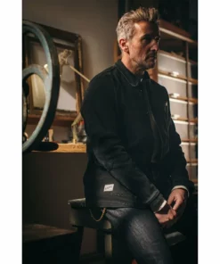 &SONS Black Denim Carver Jacket Clothing 32 &SONS Black Denim Carver Jacket Clothing