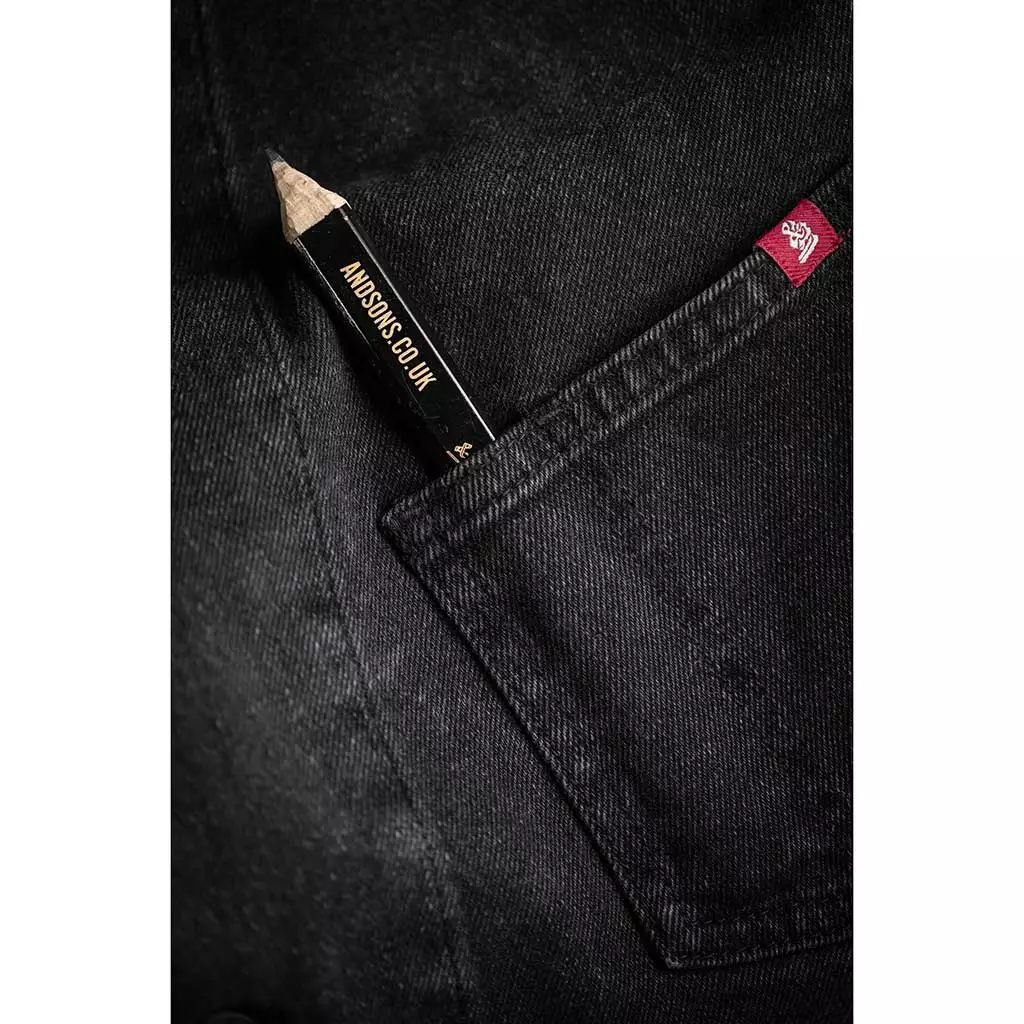 &SONS Black Denim Carver Jacket Clothing 12 &SONS Black Denim Carver Jacket Clothing