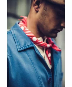 &SONS Blue Bolt Chore Jacket Clothing