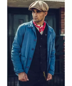 &SONS Blue Bolt Chore Jacket Clothing