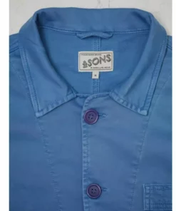 &SONS Blue Bolt Chore Jacket Clothing