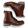 &SONS Brown Hudson Handmade Boots