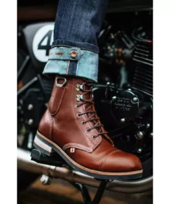 &SONS Brown Hudson Handmade Boots