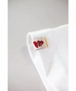 &SONS Classic White V-Neck T-Shirt Clothing