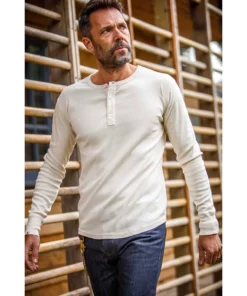 &SONS New Elder Henley Shirt Clothing