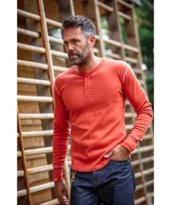 &SONS New Elder Henley Shirt Clothing