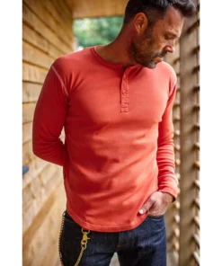 &SONS New Elder Henley Shirt Clothing