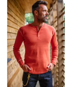 &SONS New Elder Henley Shirt Clothing