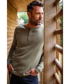 &SONS New Elder Henley Shirt Clothing
