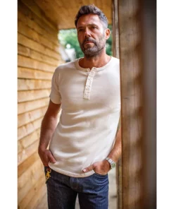 &SONS New Elder Henley Short Sleeve Shirt 18 &SONS New Elder Henley Short Sleeve Shirt