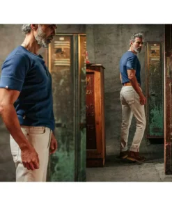 &SONS New Elder Henley Short Sleeve Shirt