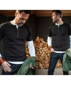 &SONS New Elder Henley Short Sleeve Shirt