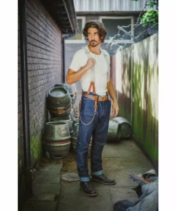 &SONS Clothing The New Frontier 14oz Selvedge Anti-bac Raw Denim Jeans