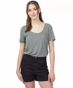 Tentree Hemp Scoop Neck T-Shirt | Women's Clothing