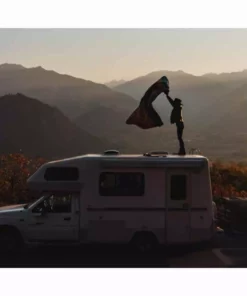 Voited Camping Kit Fleece Pillow Blanket