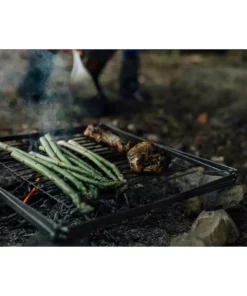 Wolf And Grizzly Camping Kit Grill With Fire Set